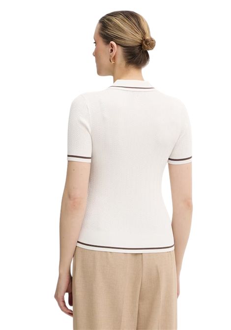 V-neck polo shirt with contrasting trim ARMANI EXCHANGE | sweaters | XW001897 AF10352U1003